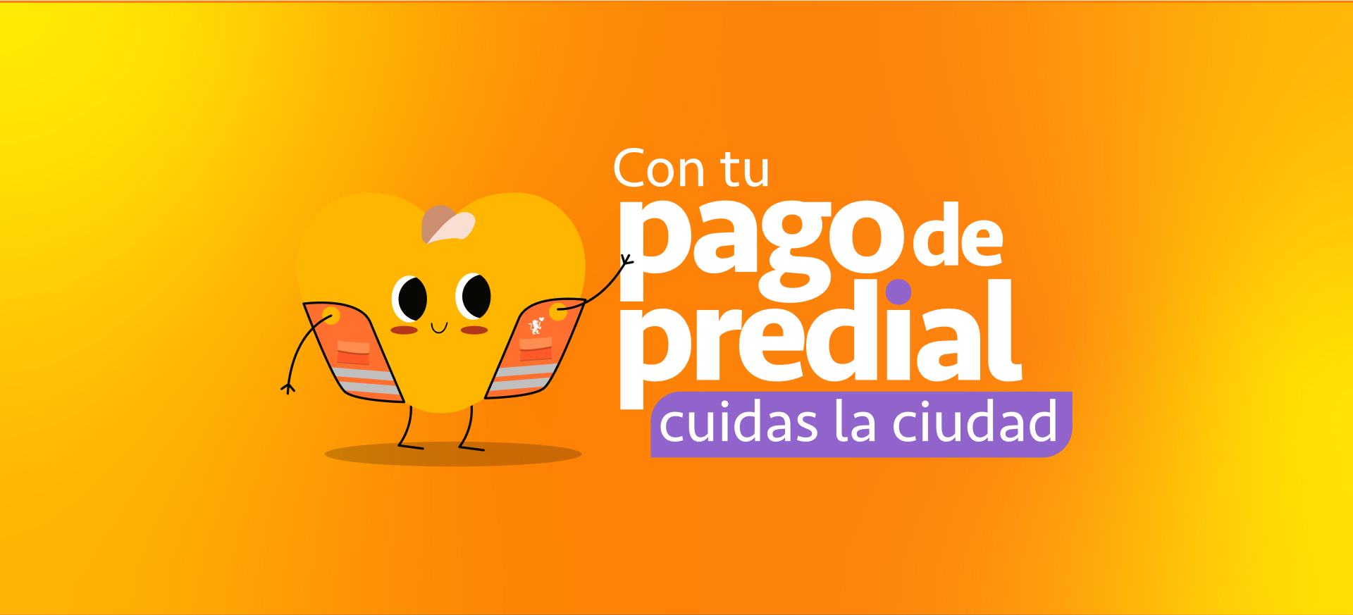 Con tu pago de predial cuidas la ciudad